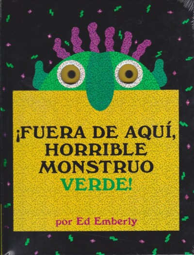 Book cover: Fuera de aqui, horrible monstruo verde