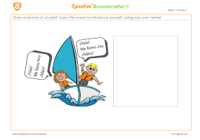 Spanish Printable: Introductions