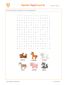 Spanish Printable: Family wordsearch