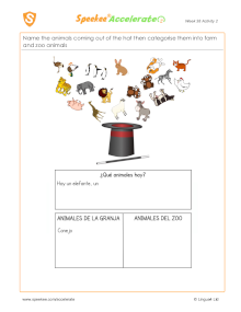 Spanish Printable: Out of the hat