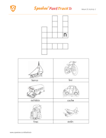 Spanish Printable: Crossword
